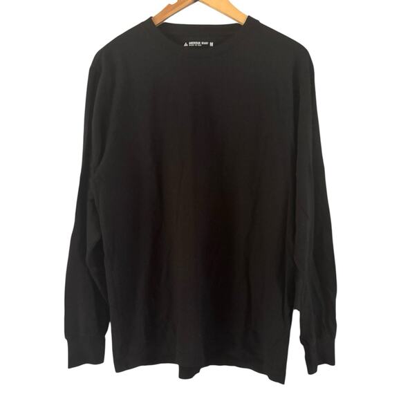 NWOT American Giant Women’s Vintage Crew Long Sleeve Tee Size Medium Black - Picture 1 of 6